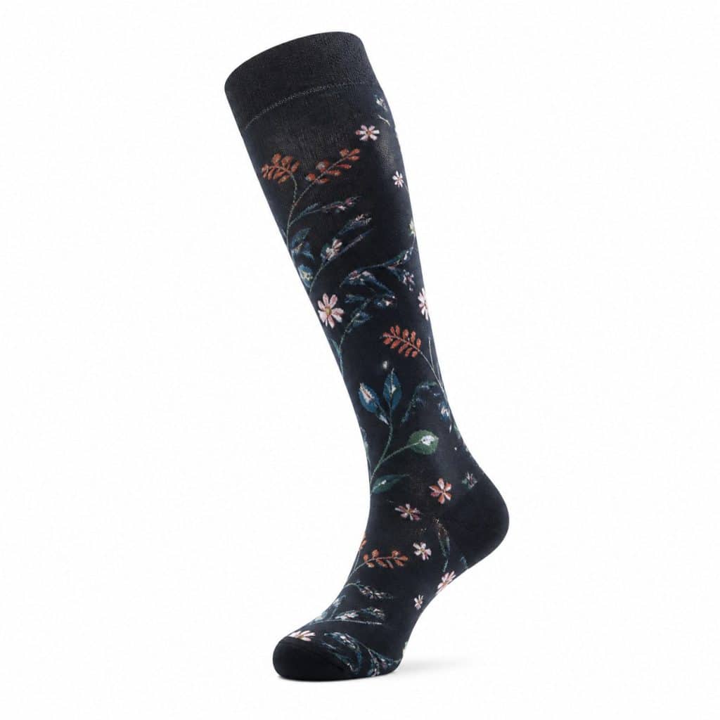 Chaussette de contention fantaisie à motifs, classe 2 présenté seul