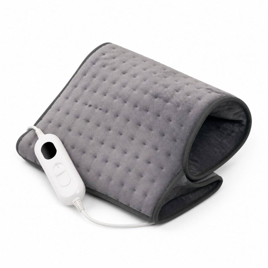 Coussin chauffant électrique pour zones articulaires présenté seul