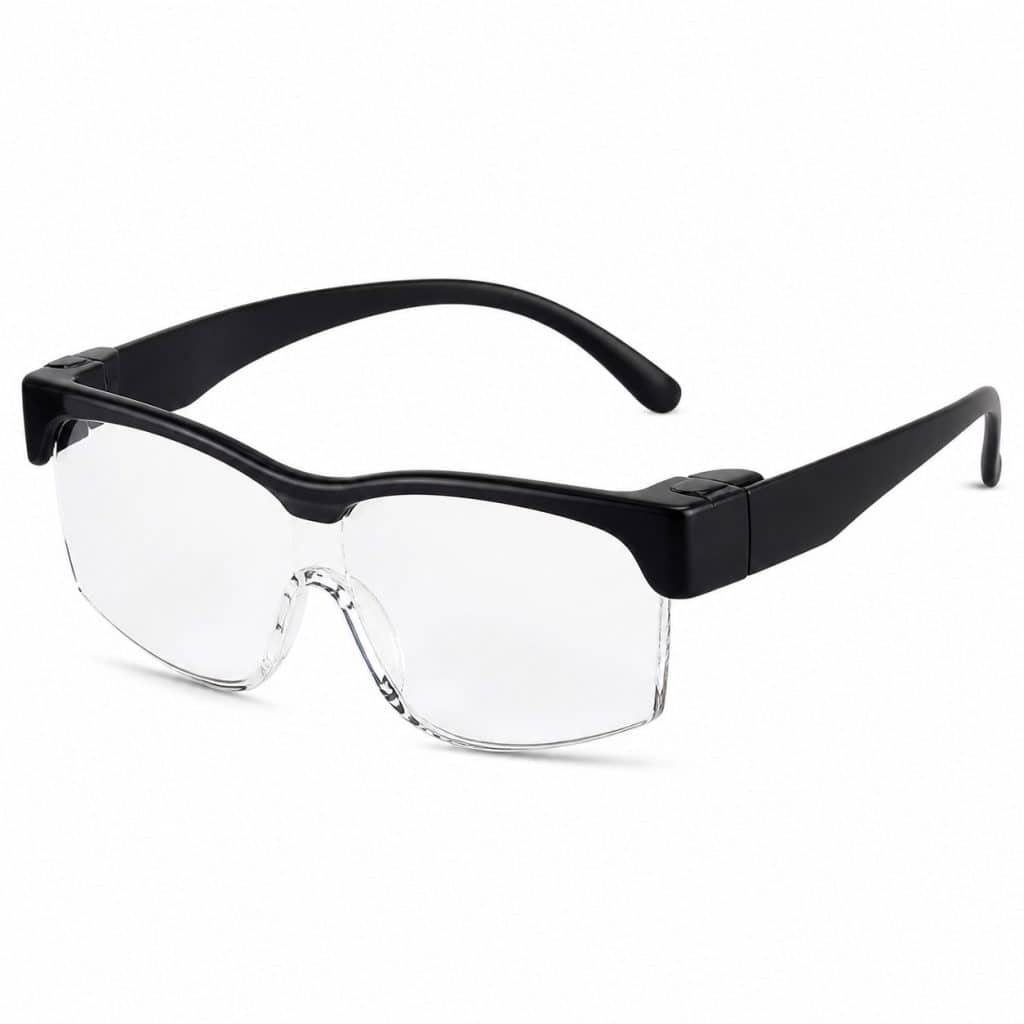 Lunettes loupe grossissantes prêtes à l'emploi présenté seul