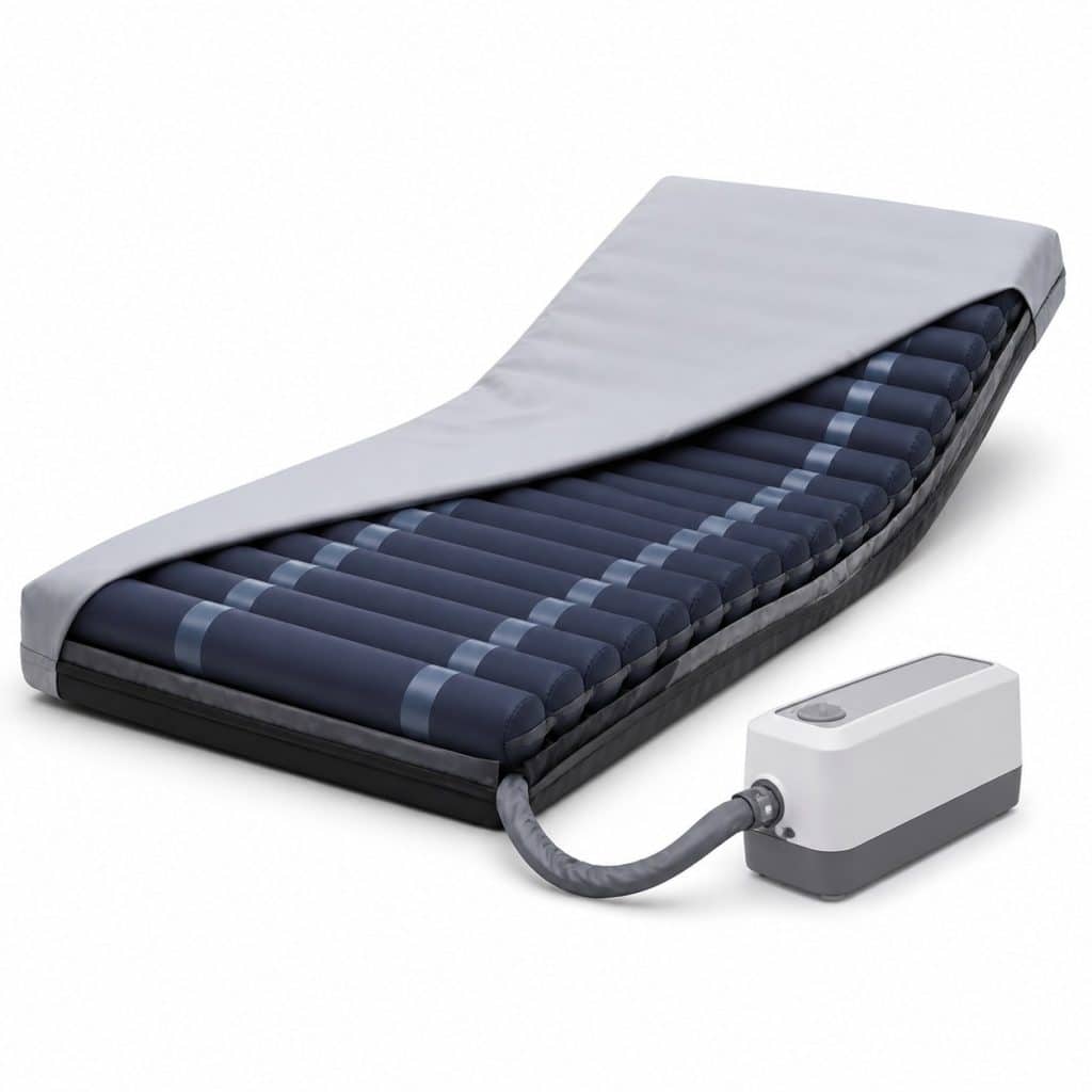 Matelas à cellules alternantes pour position allongée prolongée présenté seul