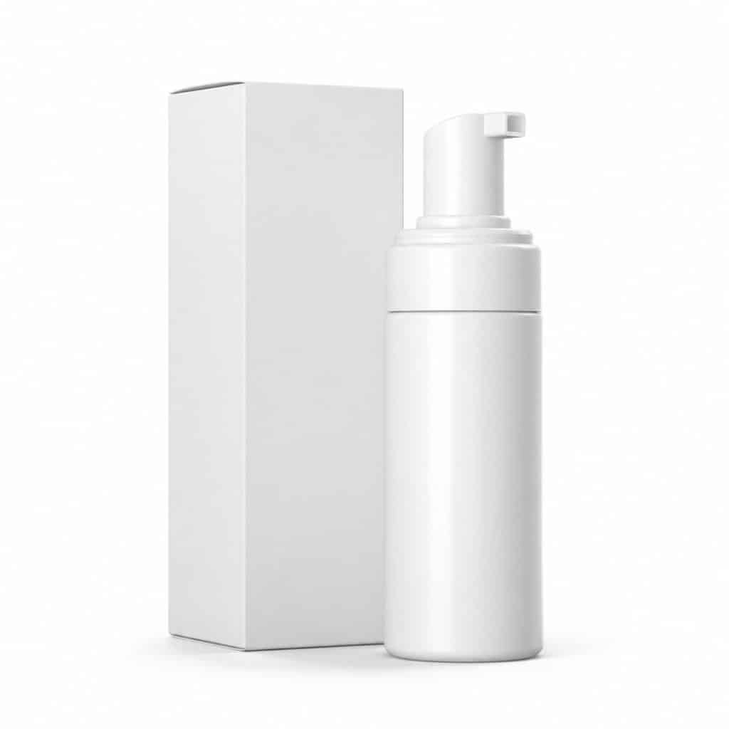 Mousse lavante sans rinçage présenté seul