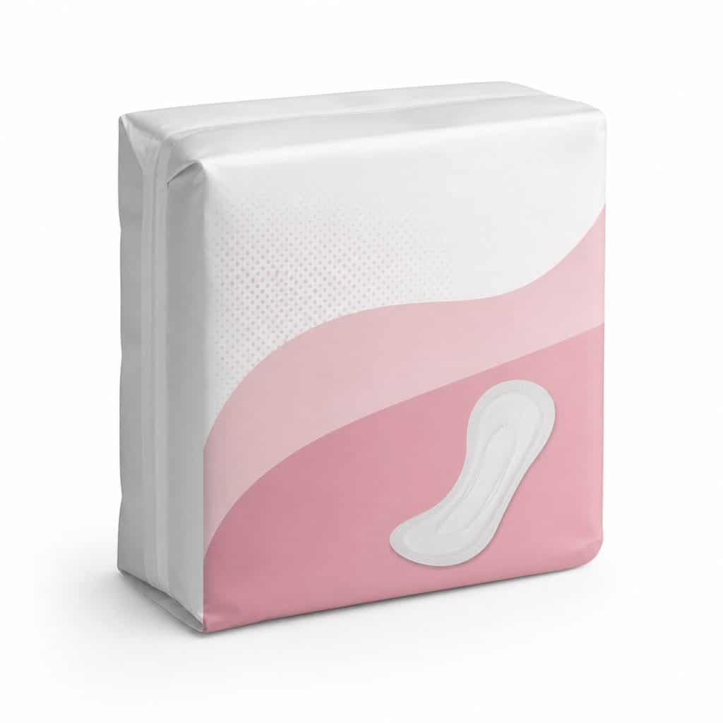 Protection anatomique femme, absorption modérée présenté seul