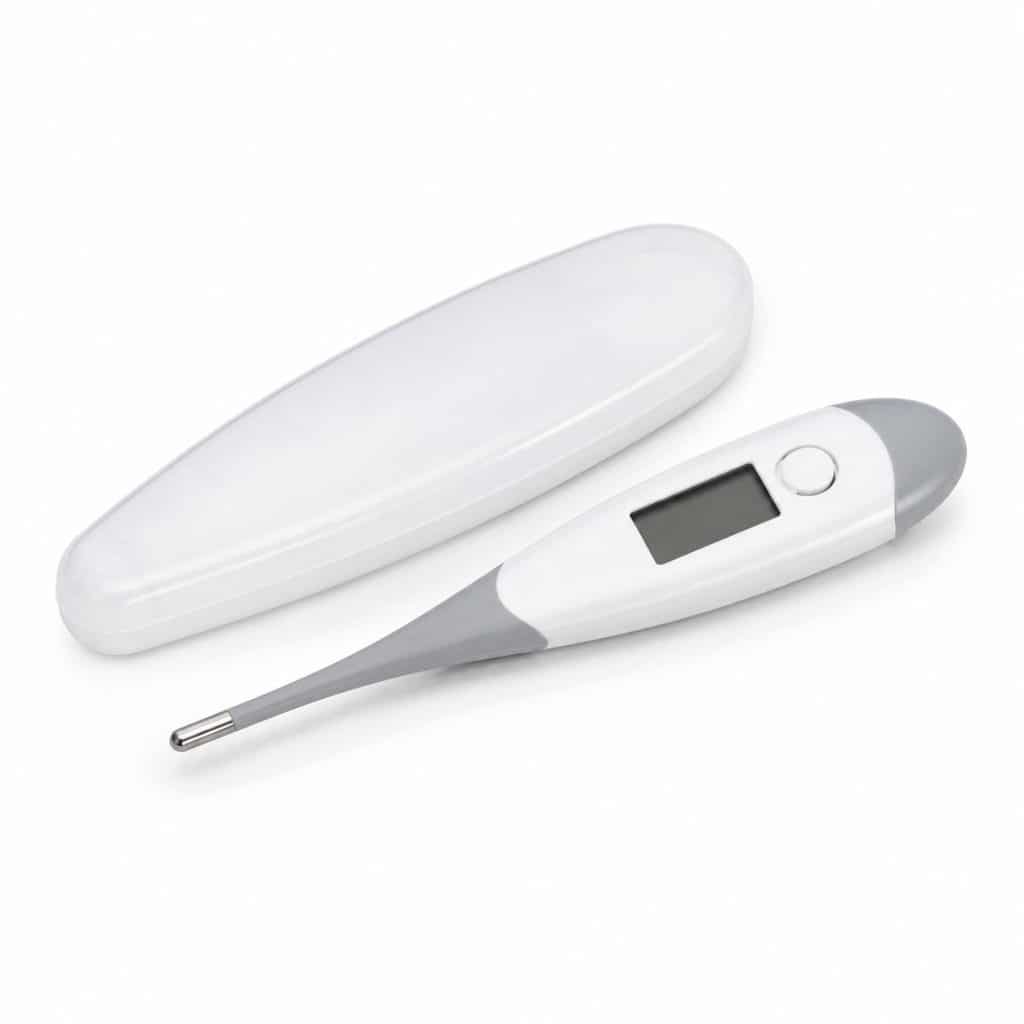Thermomètre digital classique avec housse de protection présenté seul