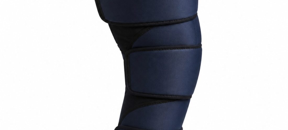 Bande de compression froide réutilisable pour les jambes présenté seul